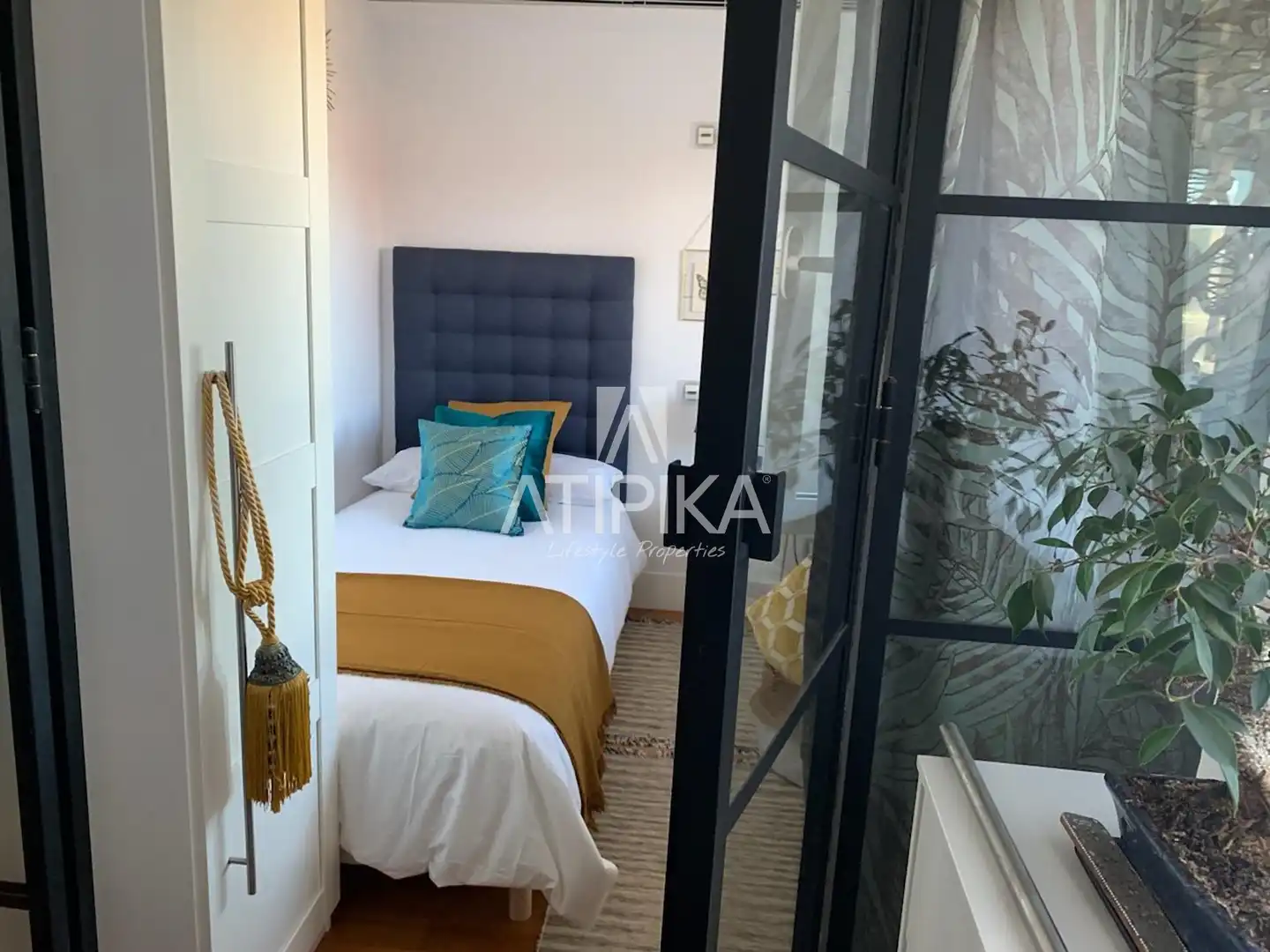 Schlafzimmer von Maisonette zum Verkauf in Barcelona mit Klimaanlage, Heizung und Terrasse