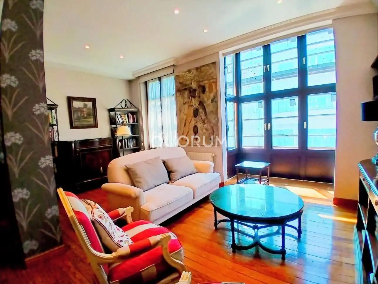Sala de estar de Piso en venta en Bilbao  con Calefacción y Balcón