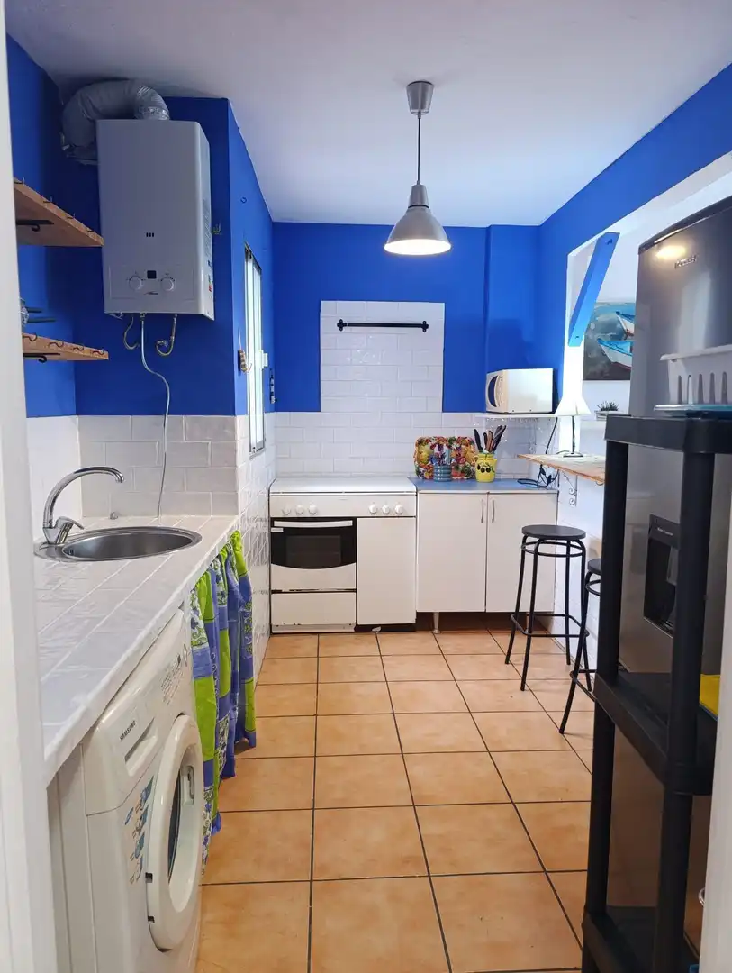 Cocina de Apartamento de alquiler en Puente Mayorga - Campamento