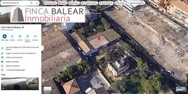 Vista exterior de Nau industrial de lloguer en Marratxí