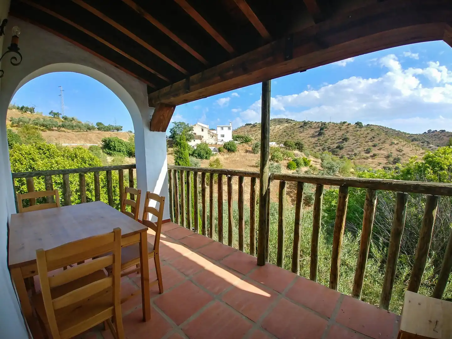 Terraza de Finca rústica en venta en Almogía con Aire acondicionado, Terraza y Piscina