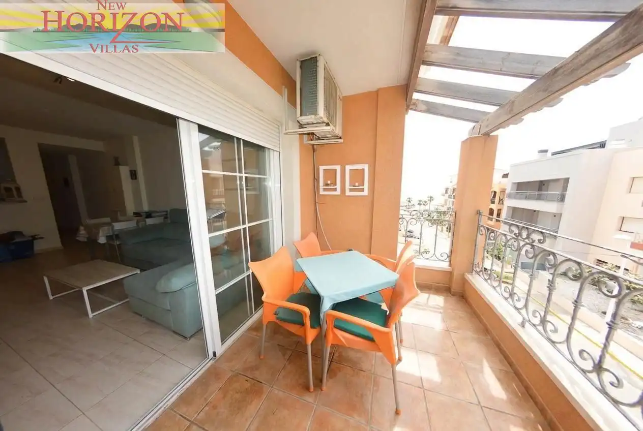 Terrace of Flat for sale in Cuevas del Almanzora  with Air Conditioner, Terrace and Community pool