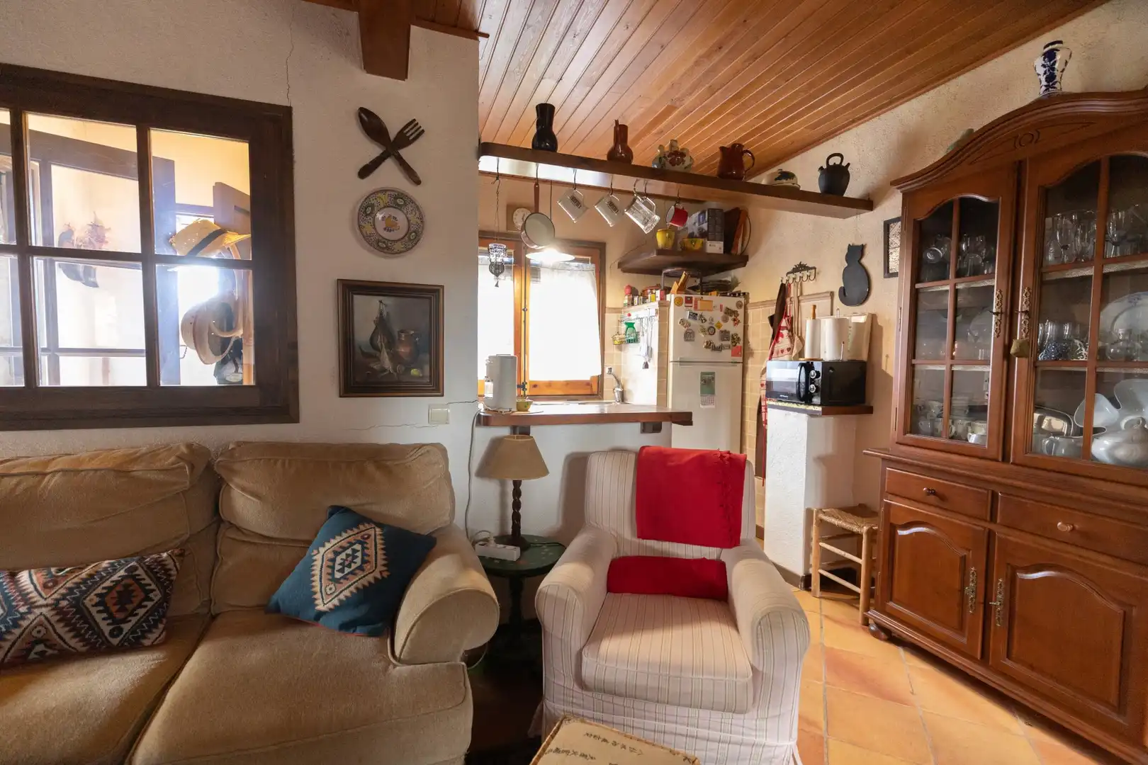 Sala d'estar de Casa o xalet en venda en El Brull amb Calefacció, Terrassa i Traster