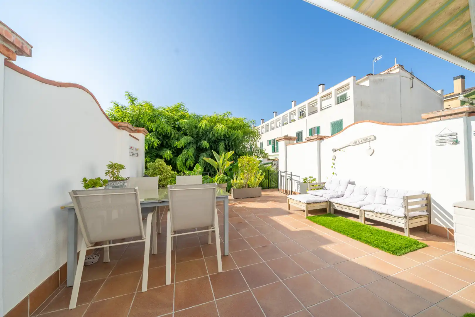 Terraza de Casa adosada en venta en Calella con Aire acondicionado, Calefacción y Parquet
