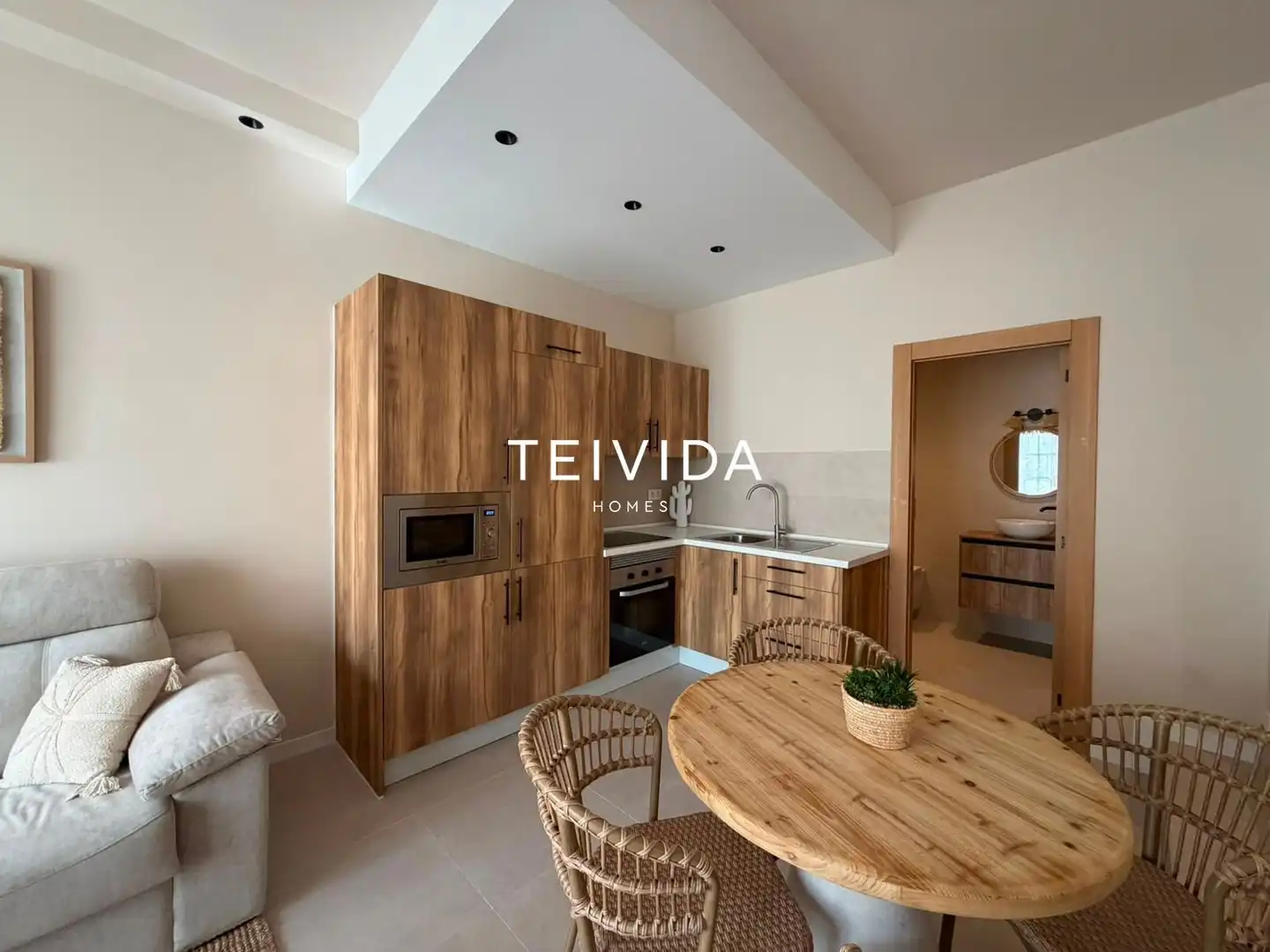 Kitchen of Flat for rent in Adeje  with Terrace, Swimming Pool and Furnished