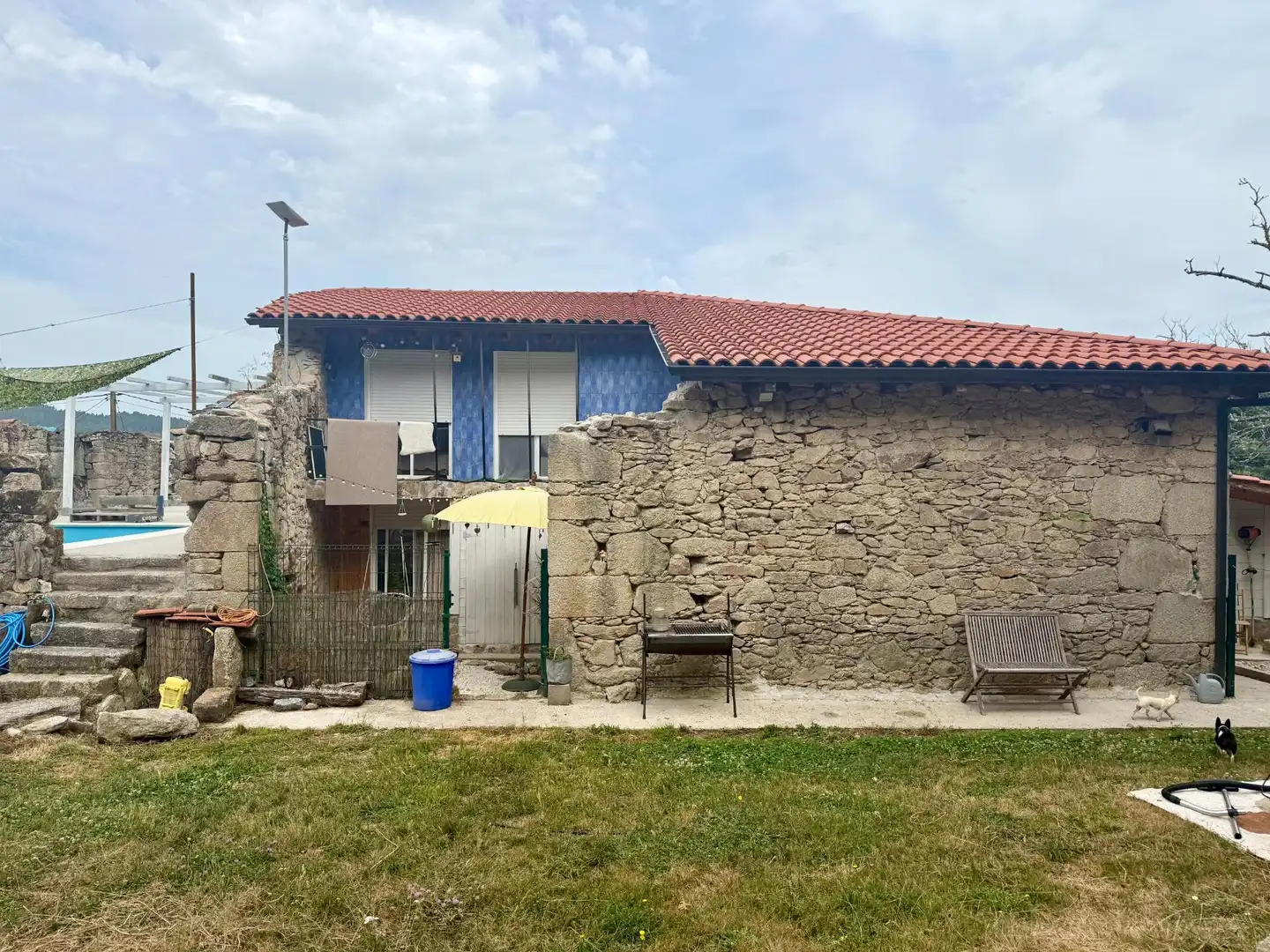 Vista exterior de Casa o chalet en venta en Sober con Jardín privado, Piscina y Amueblado
