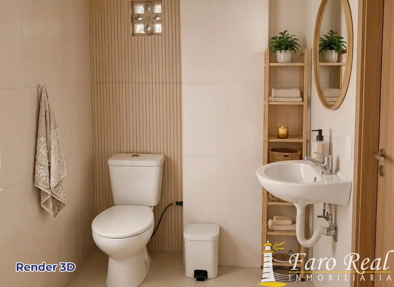 Baño de Casa o chalet en venta en Chipiona con Aire acondicionado, Calefacción y Jardín privado