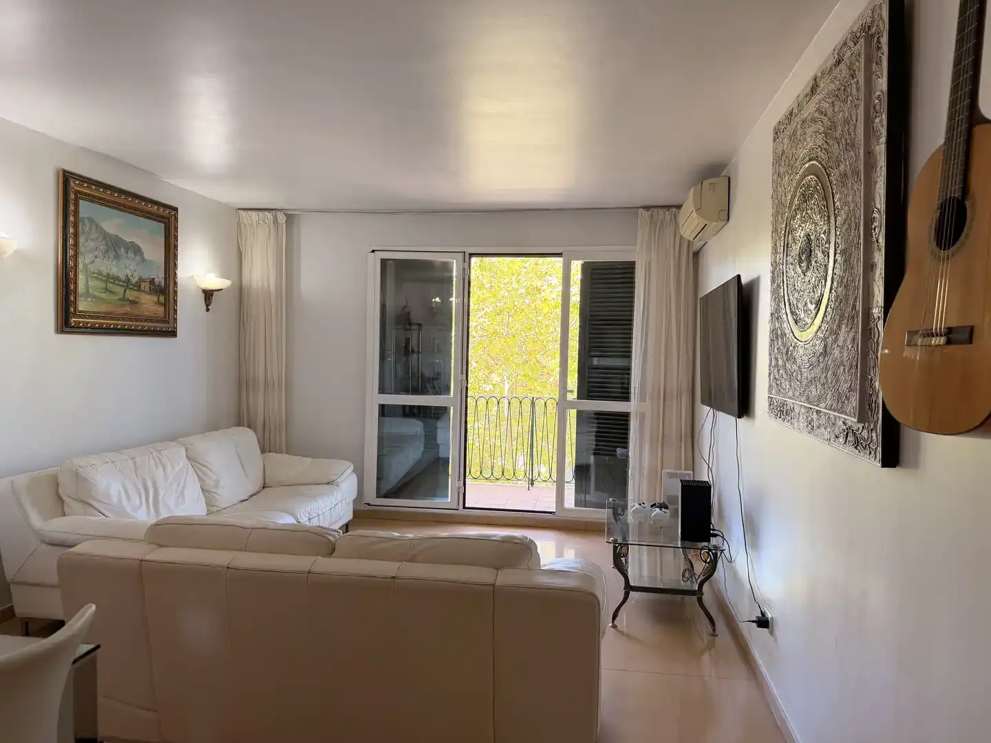 Sala d'estar de Pis en venda en  Palma de Mallorca amb Piscina i Balcó