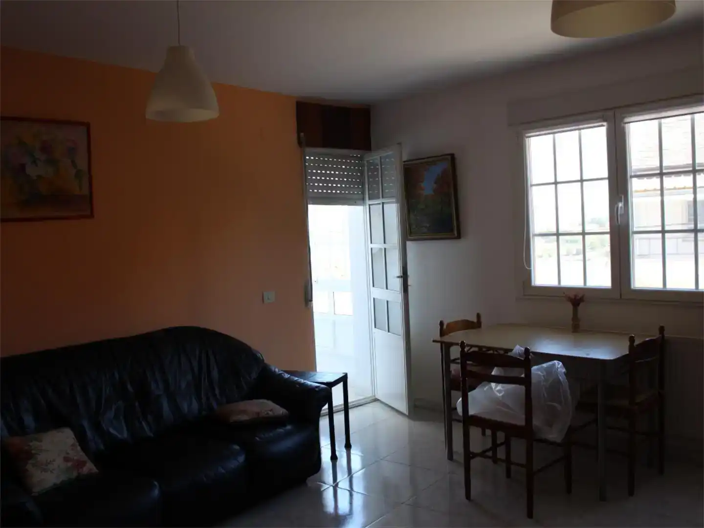 Sala de estar de Piso en venta en Becerreá con Parquet, Trastero y Amueblado