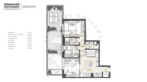 Foto 2 de Apartament en venda a Sant Gervasi- Galvany, Barcelona Capital