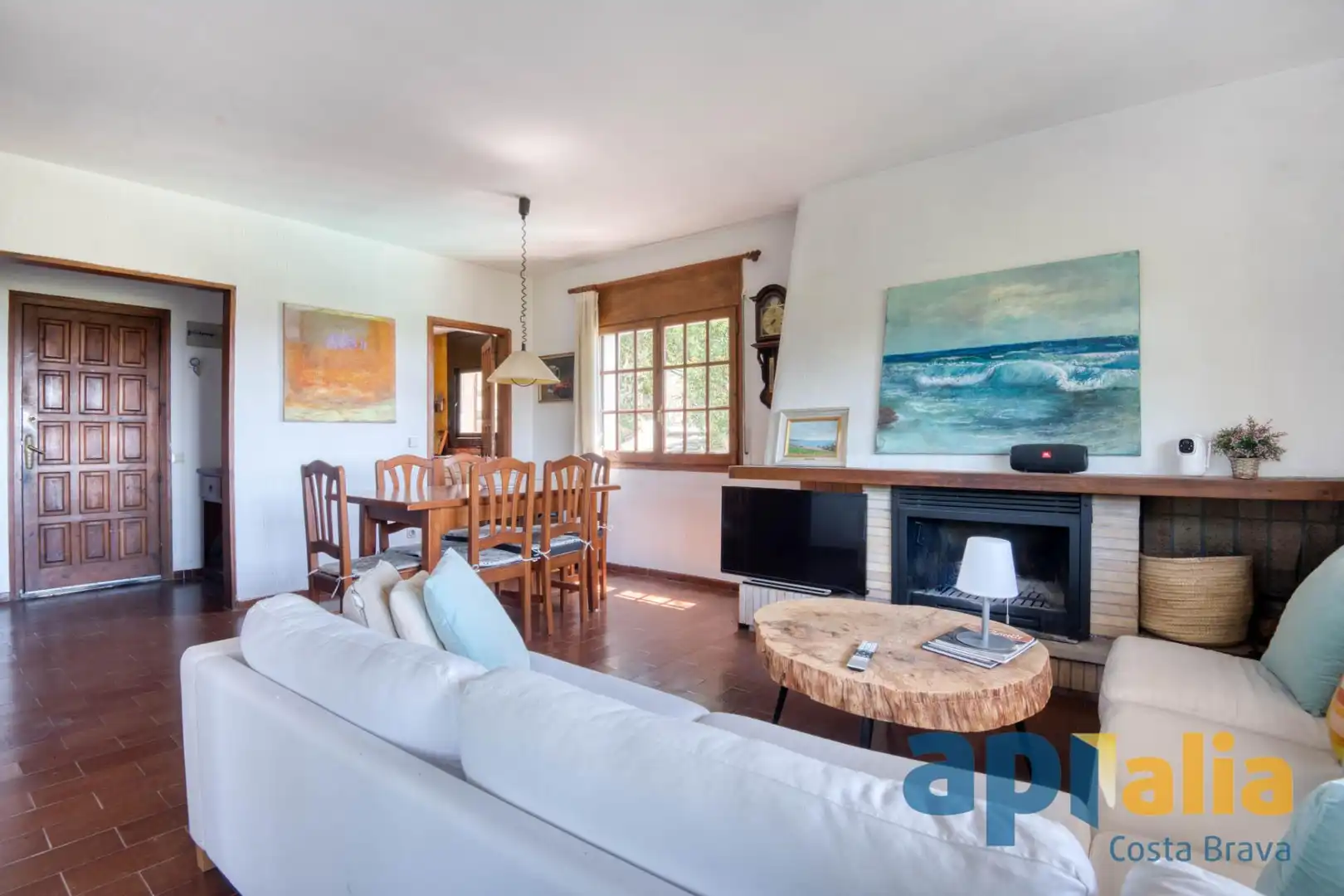 Living room of Houses for sale in Santa Cristina d'Aro  with Terrace and Swimming Pool