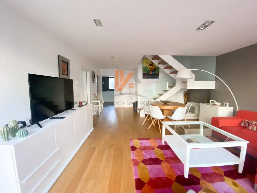 Living room of Duplexes for rent in Santiago de Compostela   with Furnished