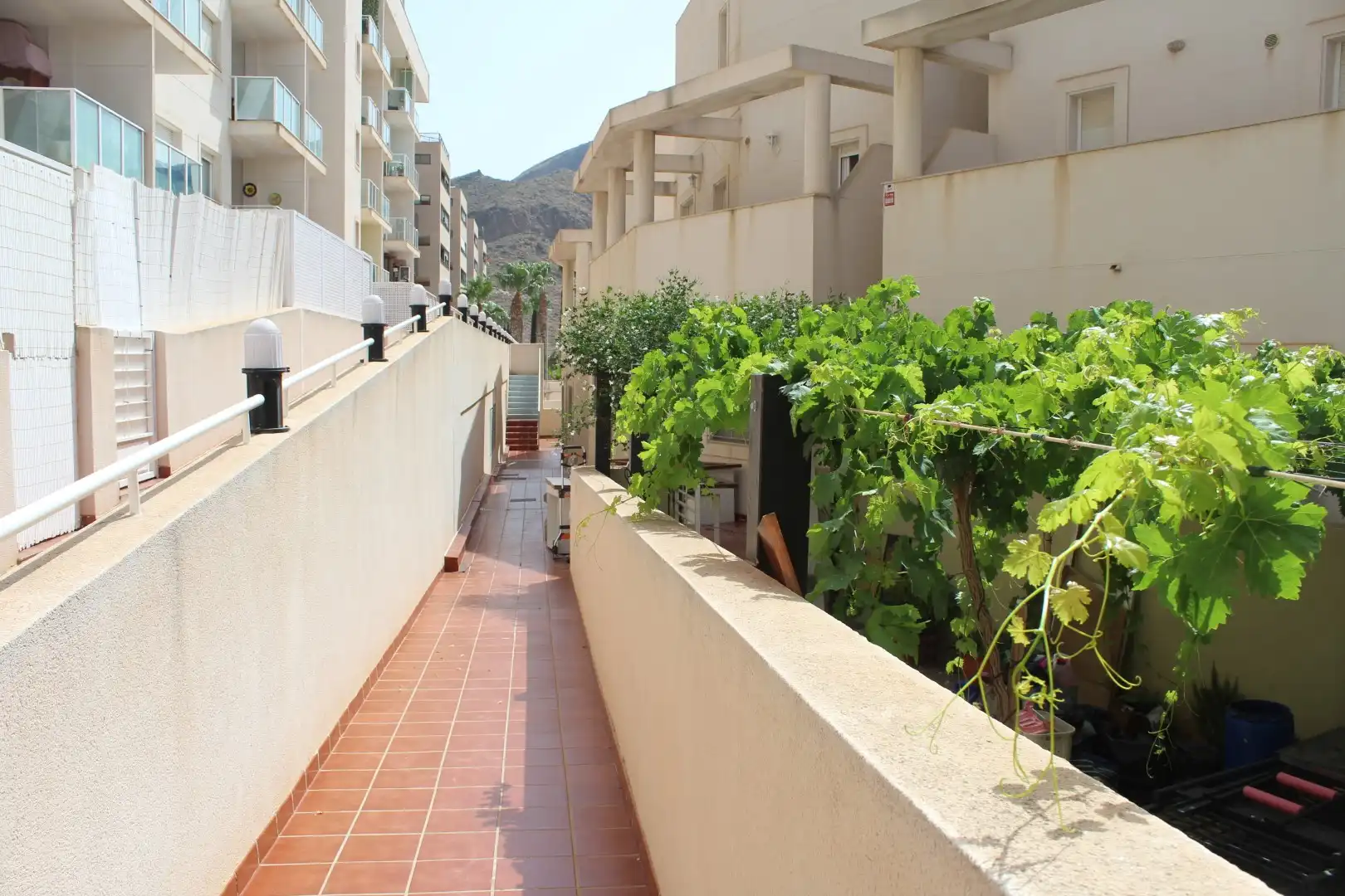 Terrace of Duplexes for sale in Roquetas de Mar  with Private garden, Terrace and Furnished