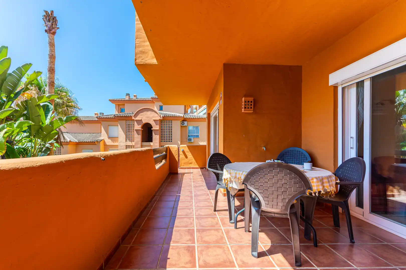 Terraza de Planta baja en venta en Mijas con Aire acondicionado, Jardín privado y Terraza