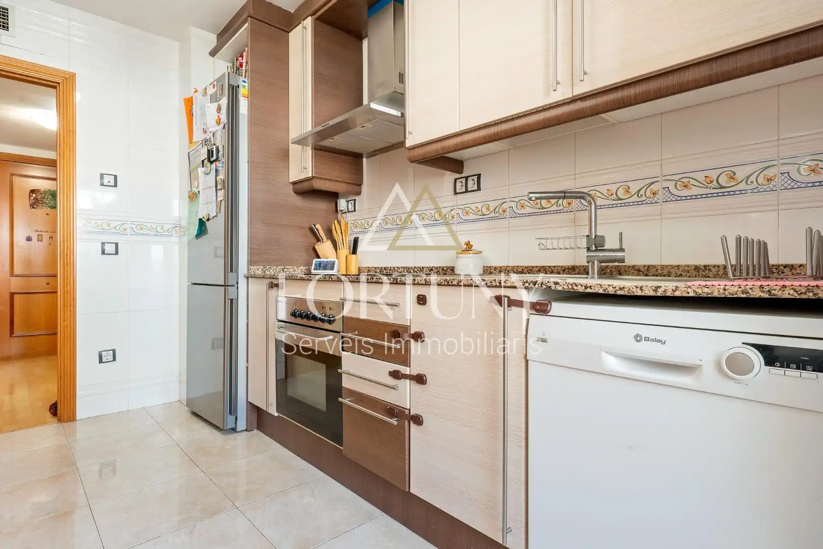 Küche von Wohnung zum Verkauf in Reus mit Privatgarten, Parkett und Terrasse