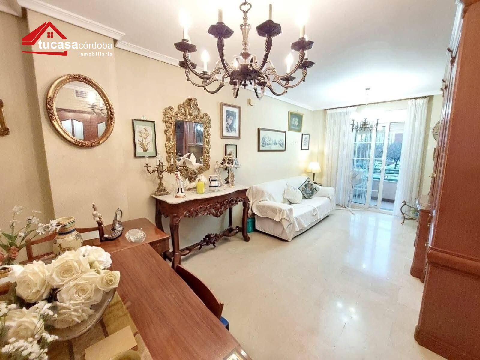 Living room of Flat for sale in  Córdoba Capital  with Air Conditioner, Private garden and Terrace