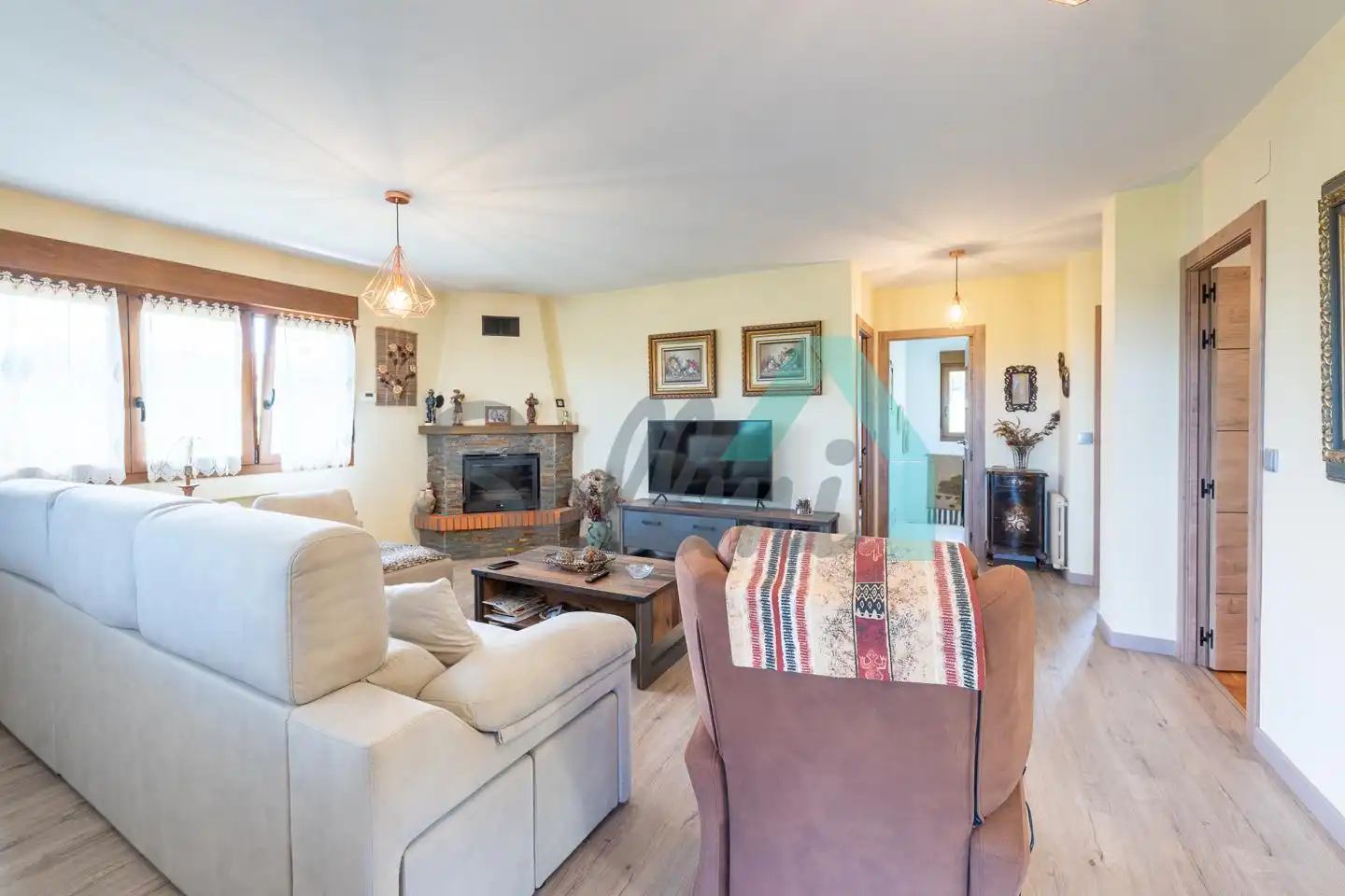 Living room of Houses for sale in Gijón   with Heating, Private garden and Terrace