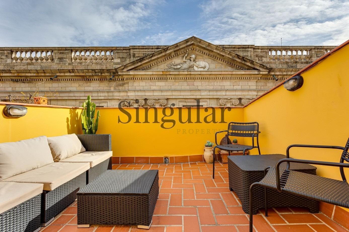 Terrassa de Àtic en venda en  Barcelona Capital amb Parquet i Terrassa