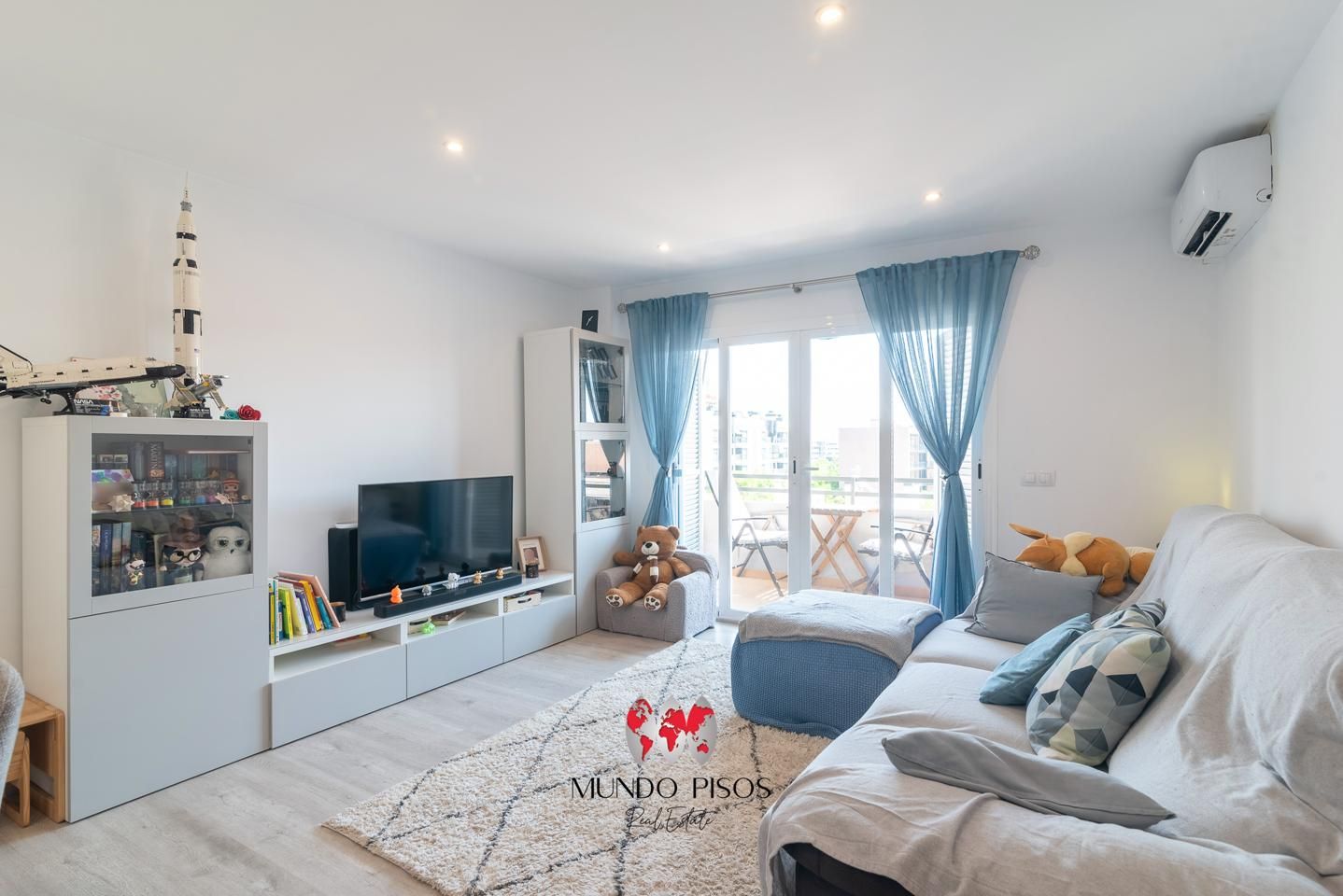 Sala d'estar de Pis en venda en  Palma de Mallorca amb Aire condicionat, Calefacció i Parquet