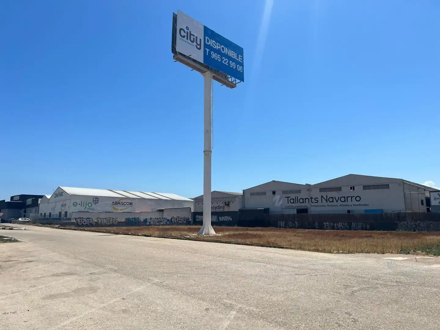 Exterior view of Industrial land for sale in Albal