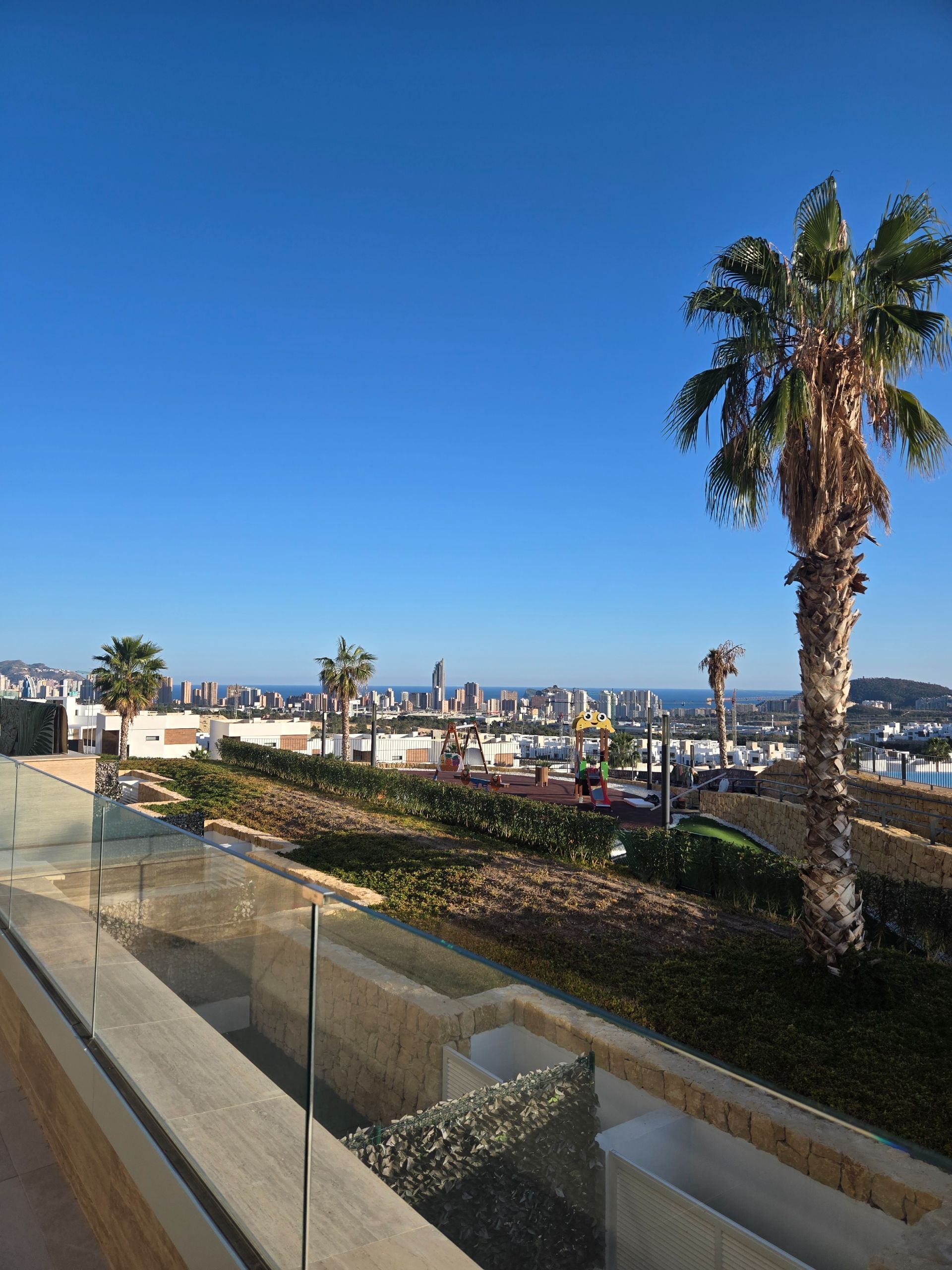 Exterior view of Duplex for sale in Finestrat  with Air Conditioner, Heating and Private garden