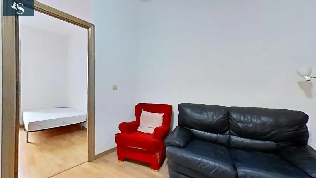 Sala de estar de Apartamento de alquiler en Madrid con Balcón y Alarma