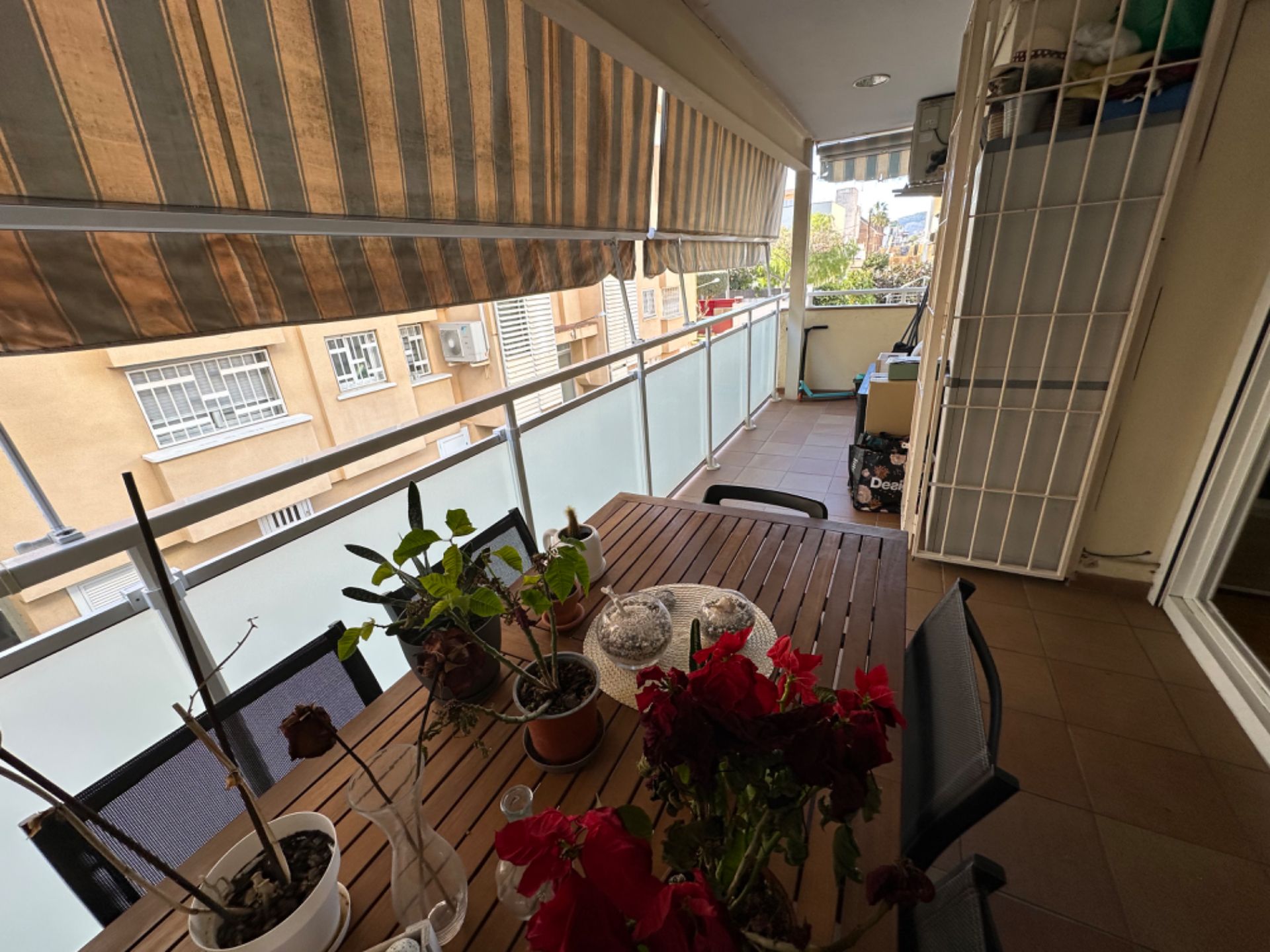 Terrace of Flat to rent in Castelldefels  with Air Conditioner, Heating and Parquet flooring