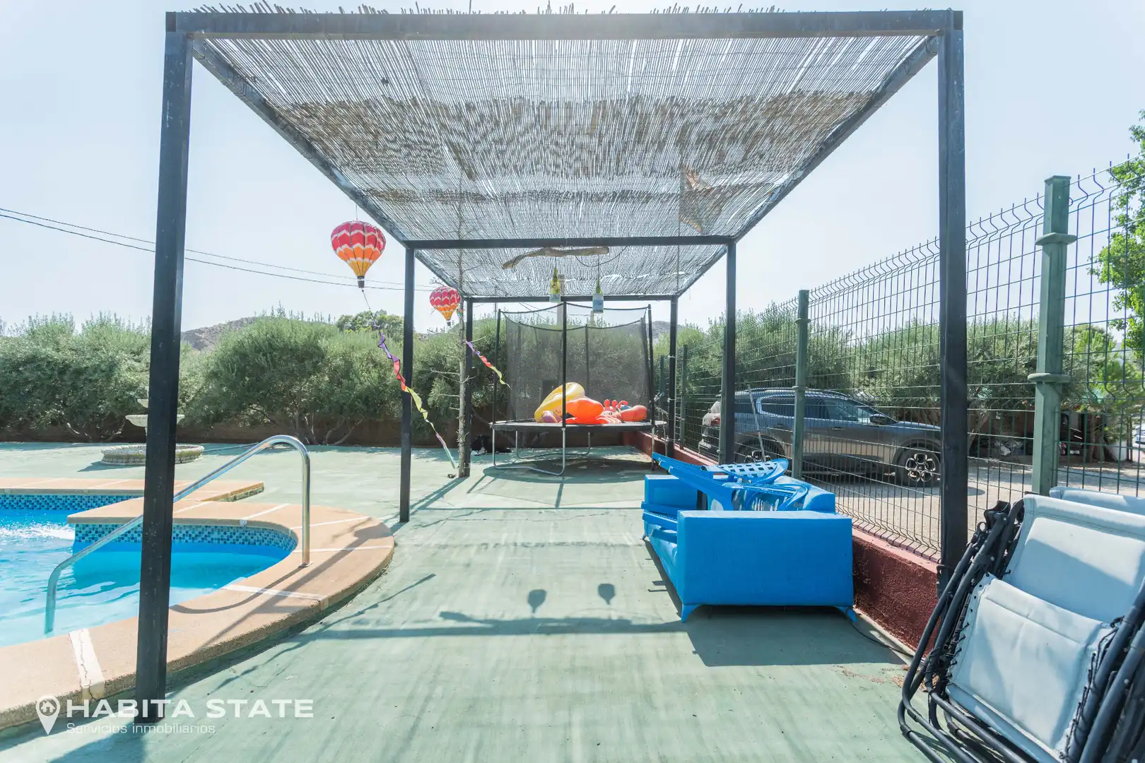 Terrassa de Casa o xalet en venda en Gádor amb Aire condicionat, Jardí privat i Piscina