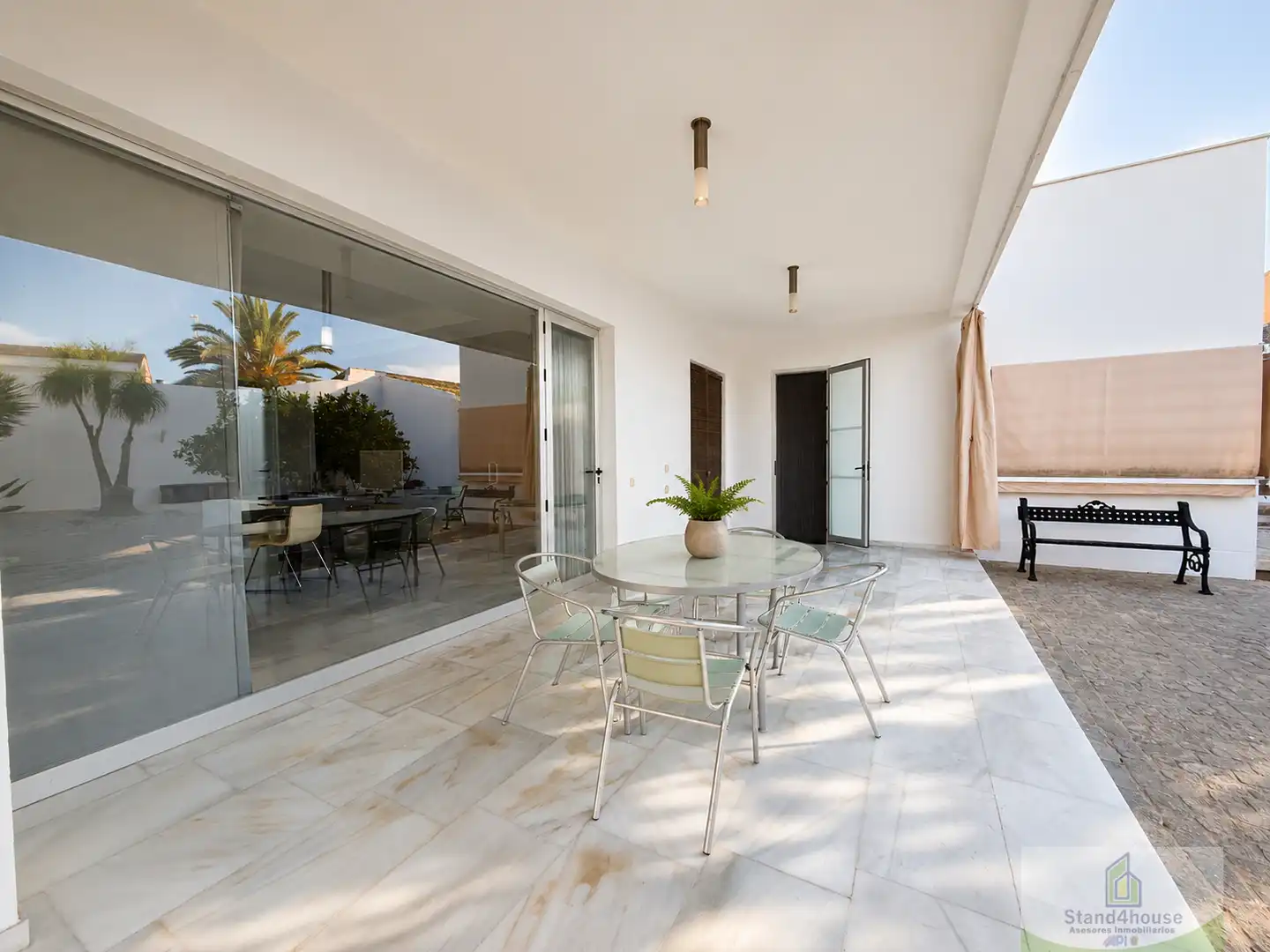 Terraza de Casa o chalet en venta en Bollullos Par del Condado con Aire acondicionado, Calefacción y Terraza