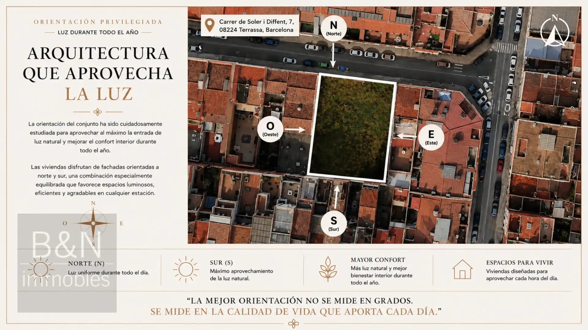 Vista exterior de Pis en venda en Terrassa amb Terrassa