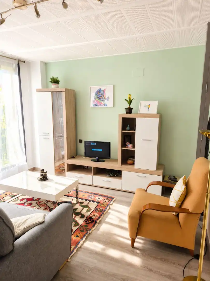 Sala de estar de Dúplex en venta en Madrid con Aire acondicionado, Jardín privado y Terraza