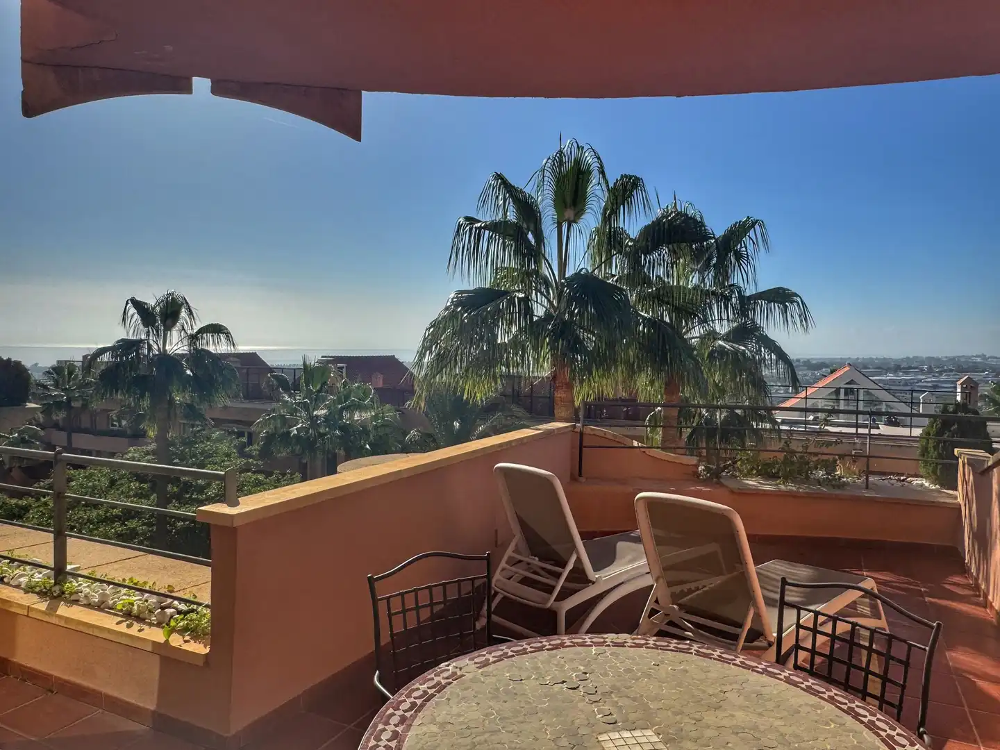 Terraza de Apartamento de alquiler en Marbella con Aire acondicionado, Calefacción y Terraza