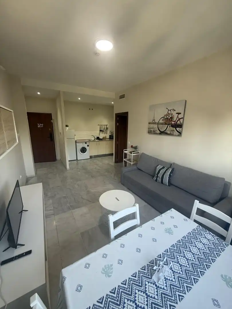Sala d'estar de Pis en venda en Bormujos amb Aire condicionat i Piscina comunitària