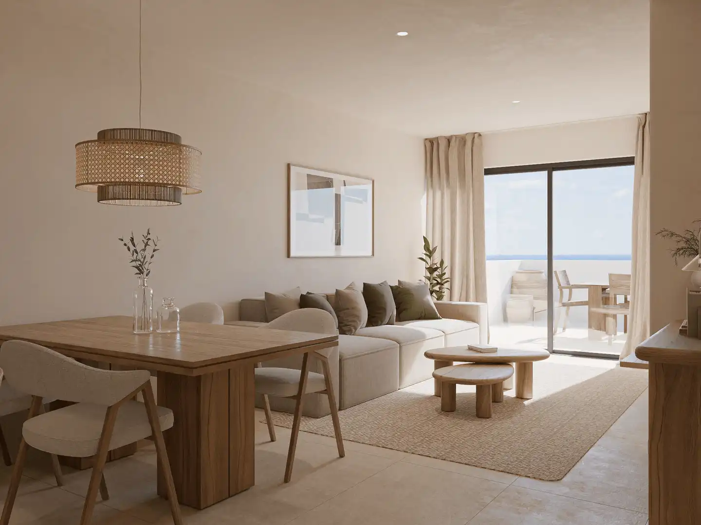 Sala de estar de Apartamento en venta en Cullera con Aire acondicionado, Calefacción y Terraza