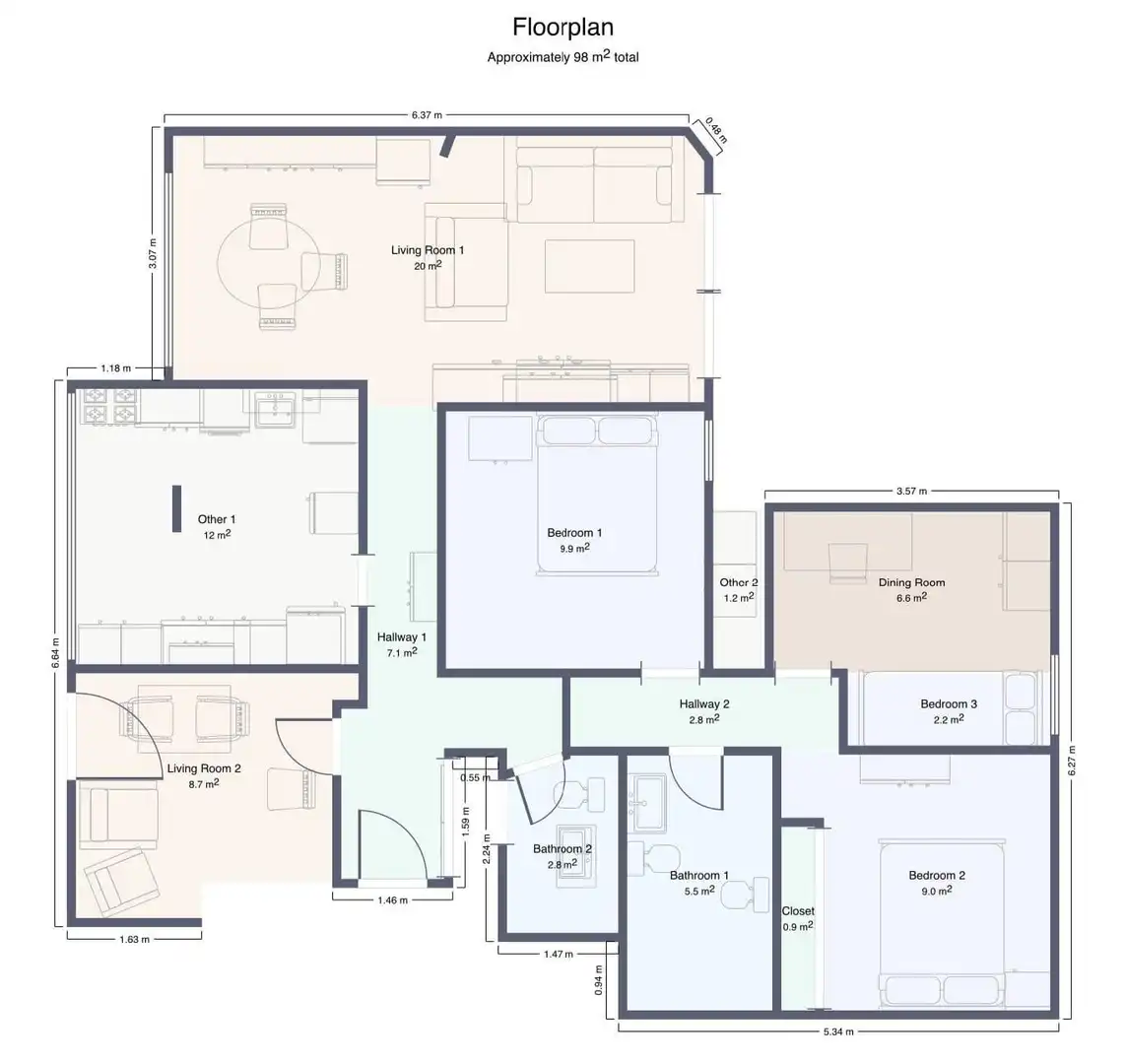 Piso en venta en Málaga con Aire acondicionado y Calefacción