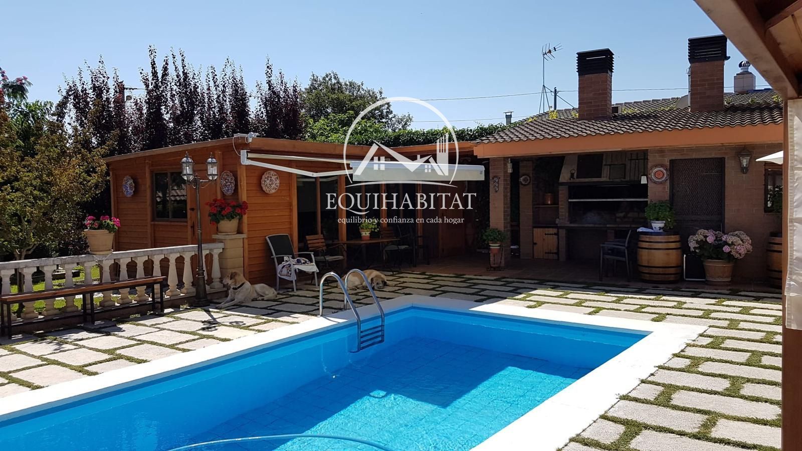 Piscina de Casa o xalet en venda en Vilanova de Segrià amb Aire condicionat, Traster i Piscina