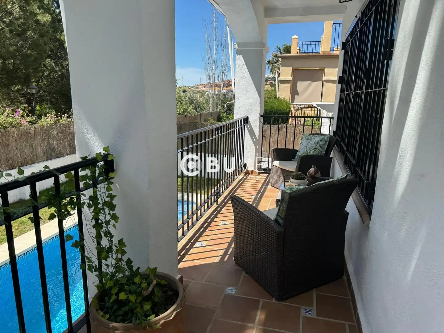 Terraza de Casa o chalet en venta en Benalmádena con Aire acondicionado, Calefacción y Jardín privado
