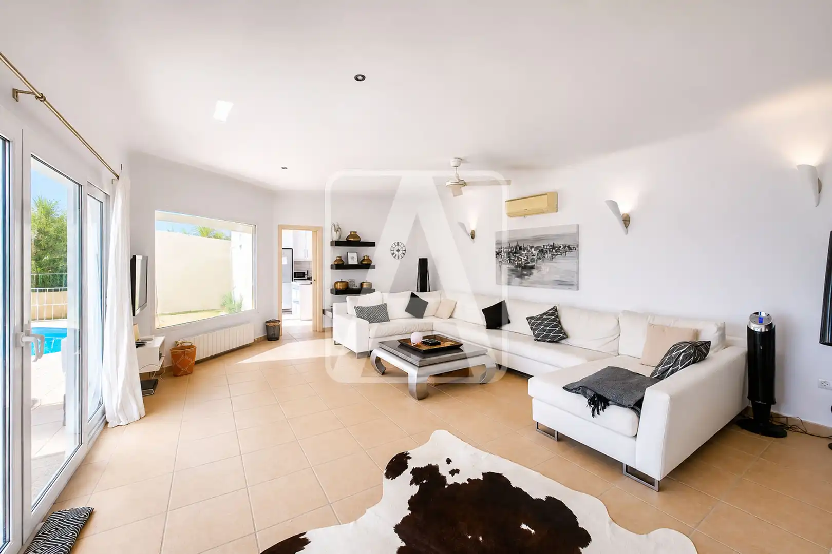 Living room of Houses for sale in Moraira  with Air Conditioner, Heating and Private garden