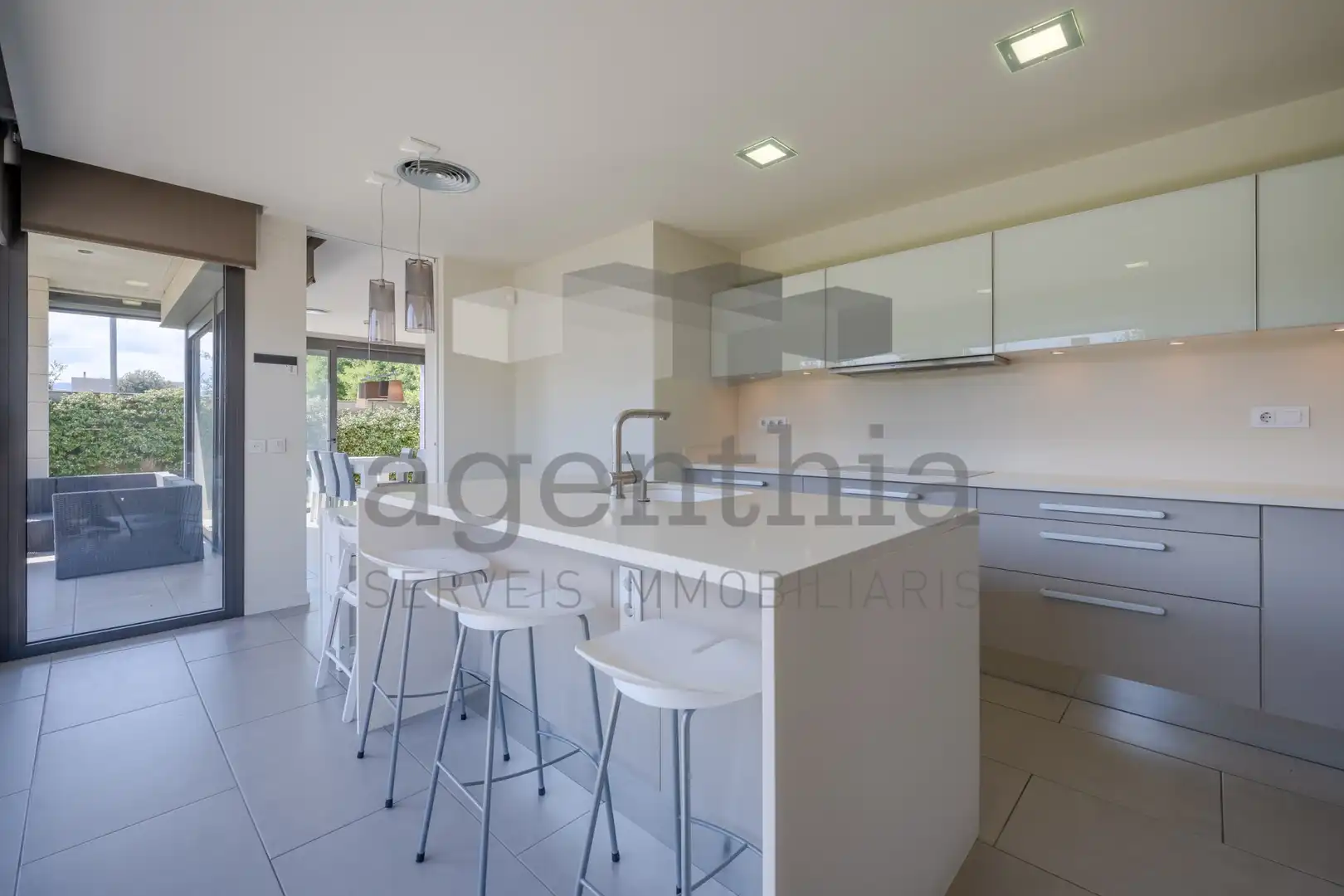 Kitchen of Houses for sale in Vilobí d'Onyar  with Heating, Storage room and Furnished