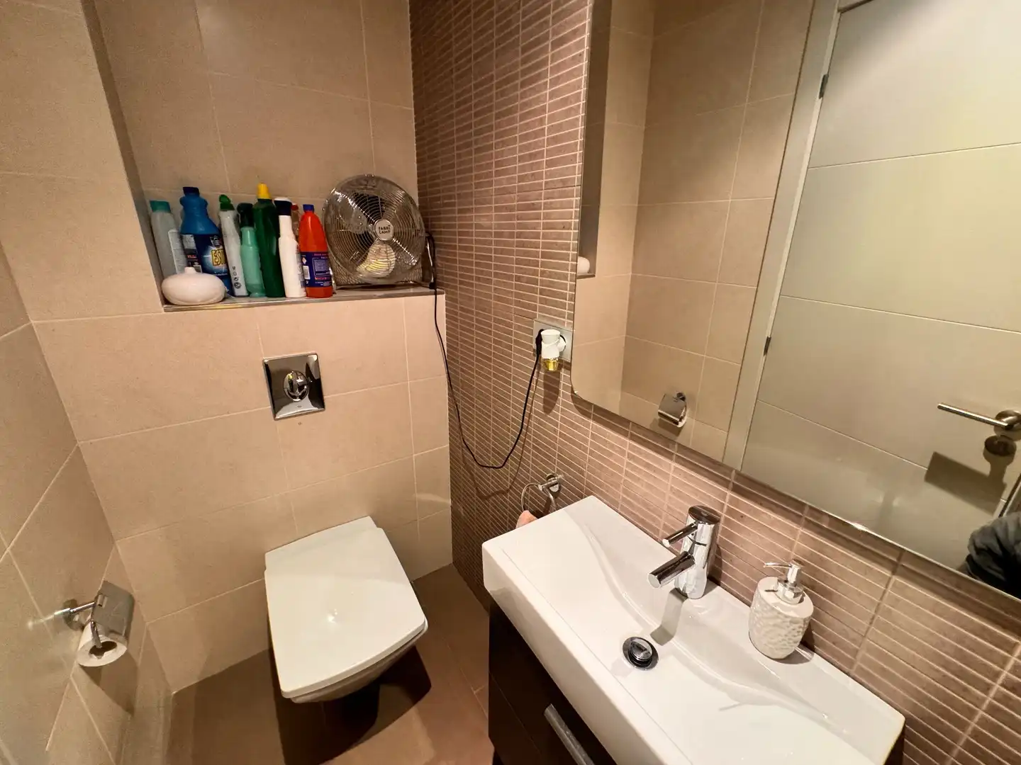 Baño de Casa o chalet en venta en Vallromanes con Aire acondicionado, Calefacción y Jardín privado