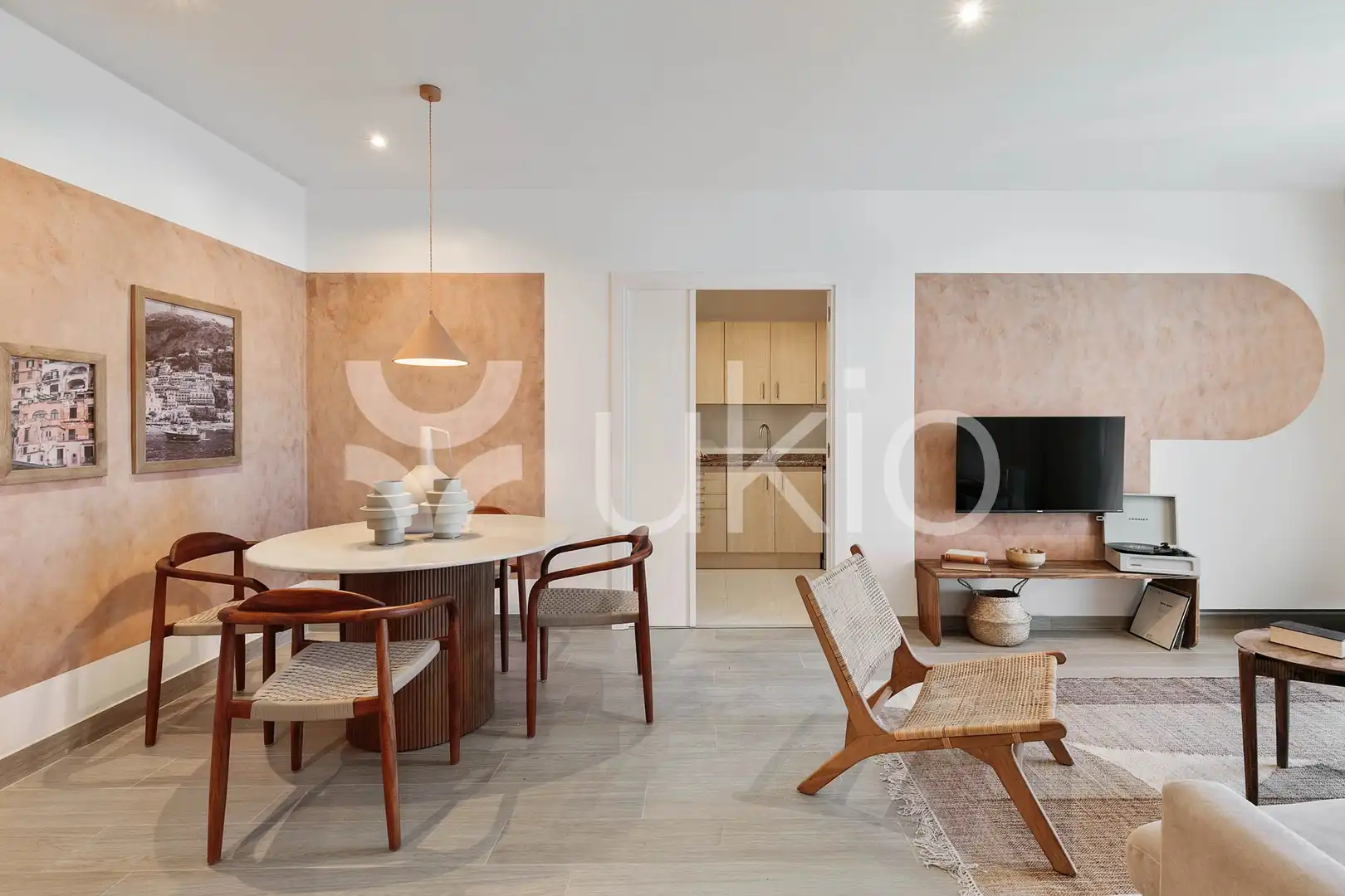 Sala d'estar de Apartament de lloguer en Barcelona amb Aire condicionat, Calefacció i Moblat