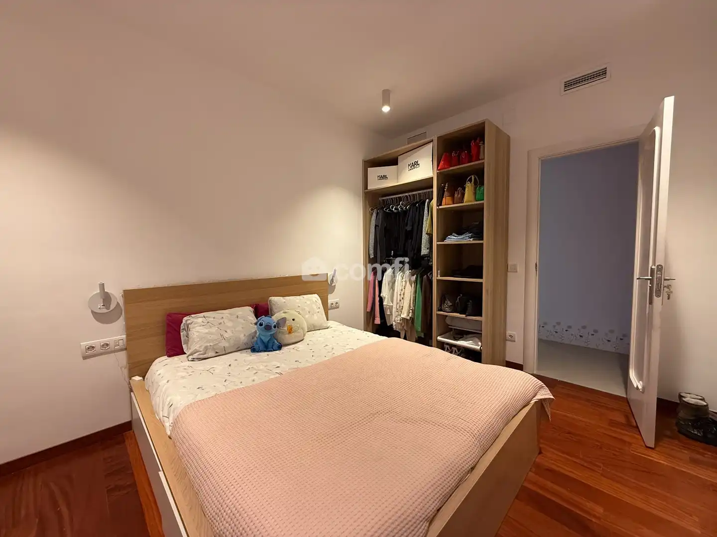 Habitación de Casa adosada de alquiler en Sant Vicenç Dels Horts con Aire acondicionado, Calefacción y Terraza