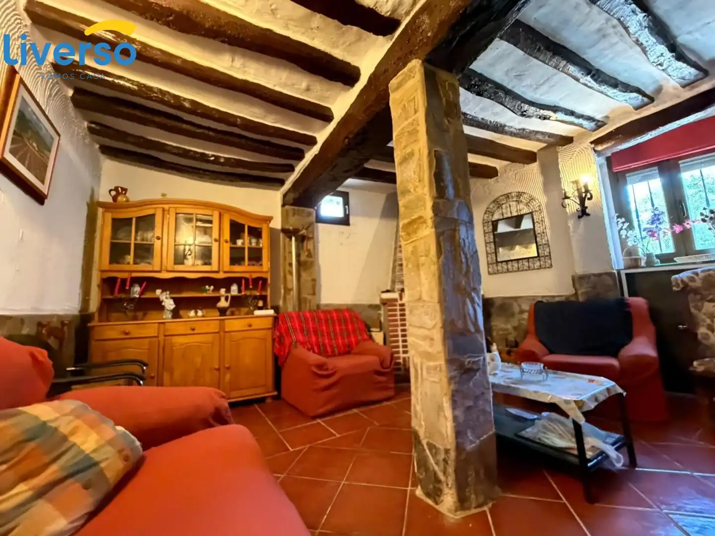 Living room of Houses for sale in Briviesca  with Heating, Storage room and Furnished