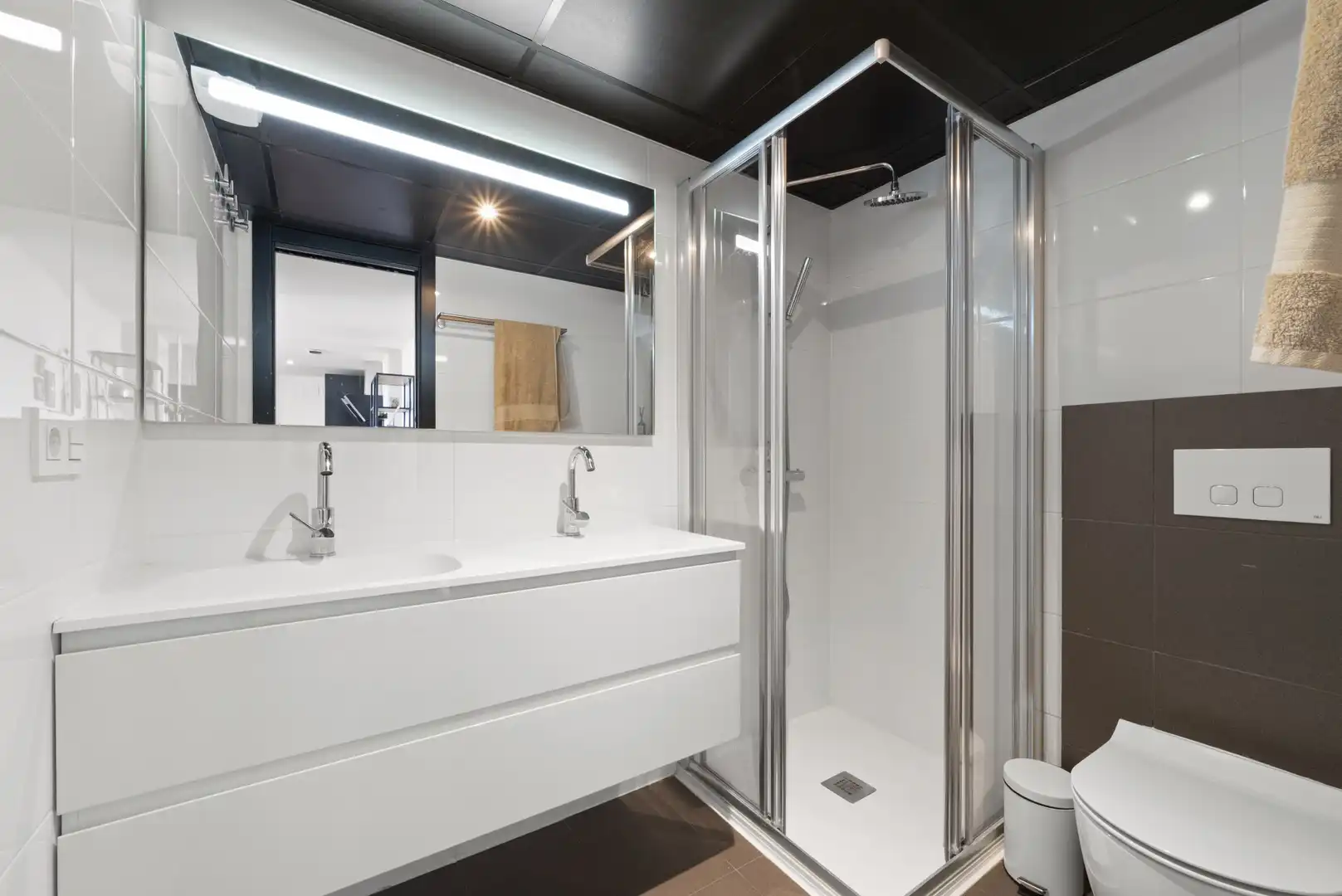 Baño de Apartamento en venta en Mijas con Aire acondicionado, Terraza y Piscina