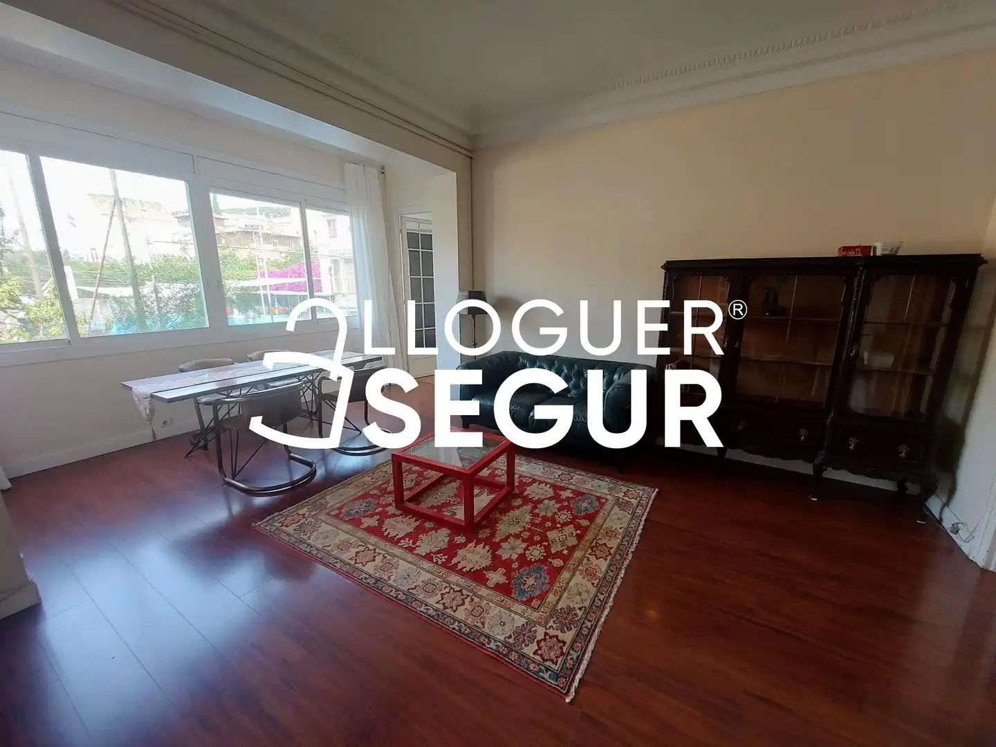 Sala d'estar de Pis de lloguer en Barcelona amb Aire condicionat, Calefacció i Moblat