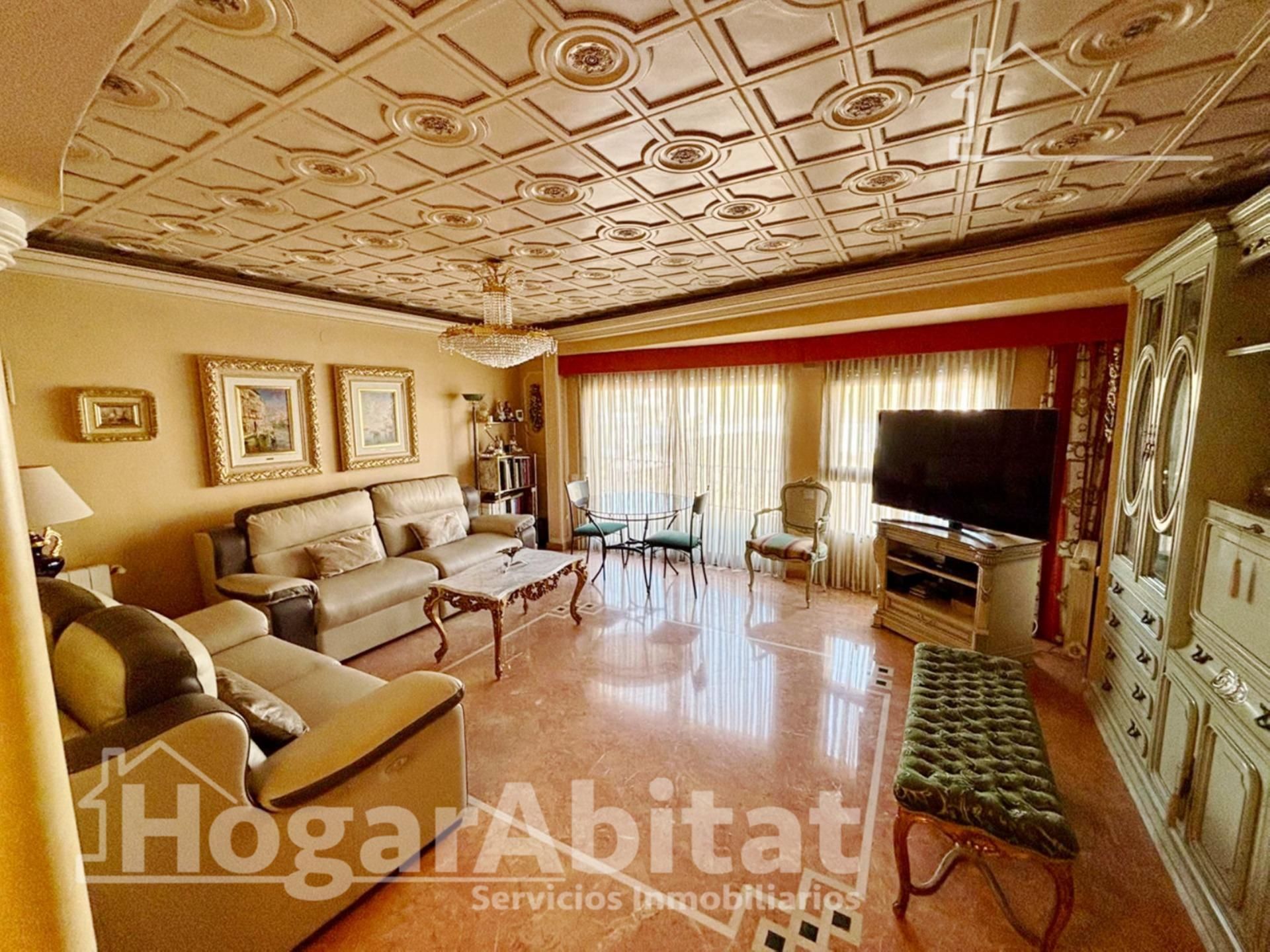 Living room of Flat for sale in Sueca  with Heating, Storage room and Balcony