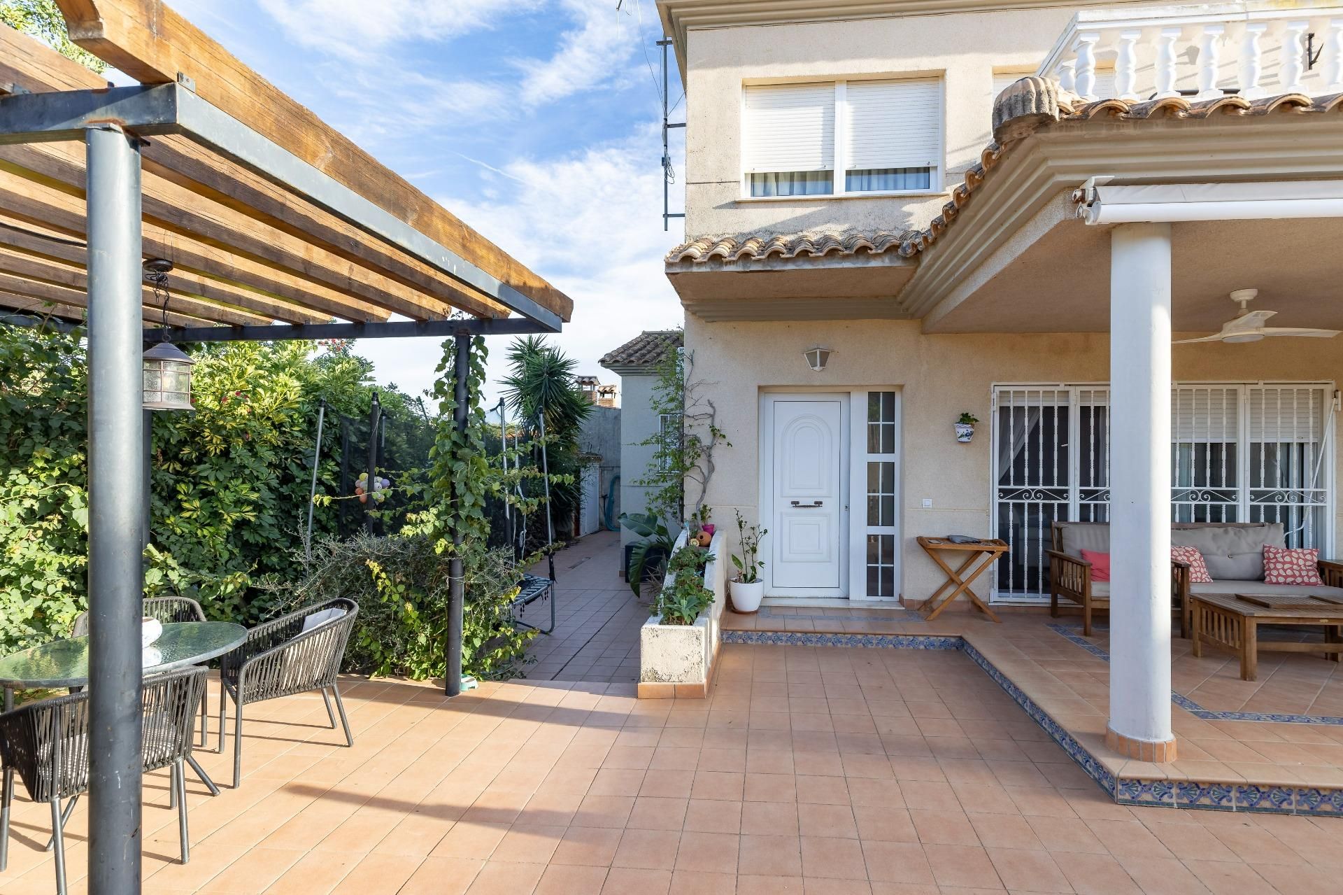 Terrace of House or chalet for sale in Benicasim / Benicàssim  with Air Conditioner, Private garden and Terrace