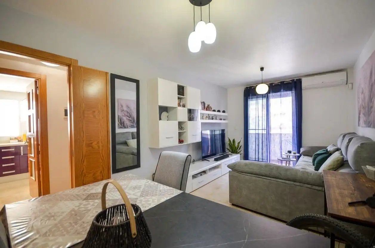 Living room of Flat for sale in Vícar  with Community pool