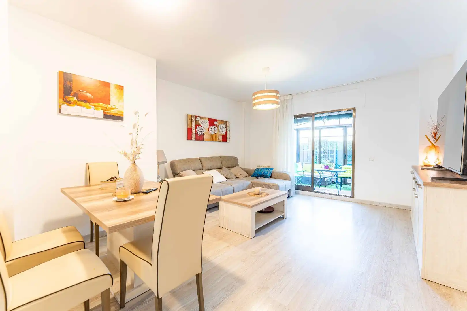 Living room of Flat for sale in Getafe  with Heating and Terrace