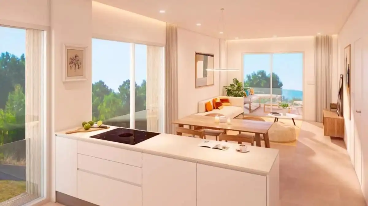 Cuina de Apartament en venda en Pilar de la Horadada amb Jardí privat, Terrassa i Piscina comunitària